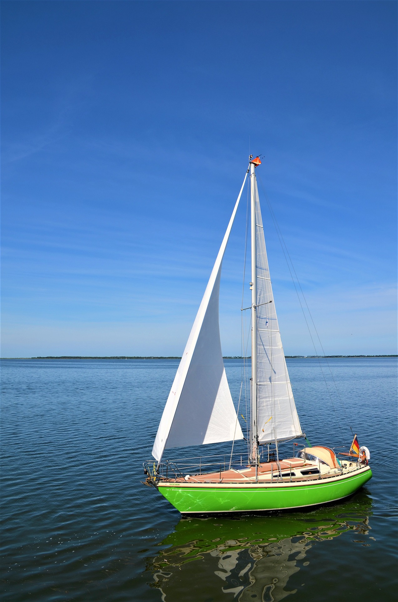 Segelboot in der Ostsee